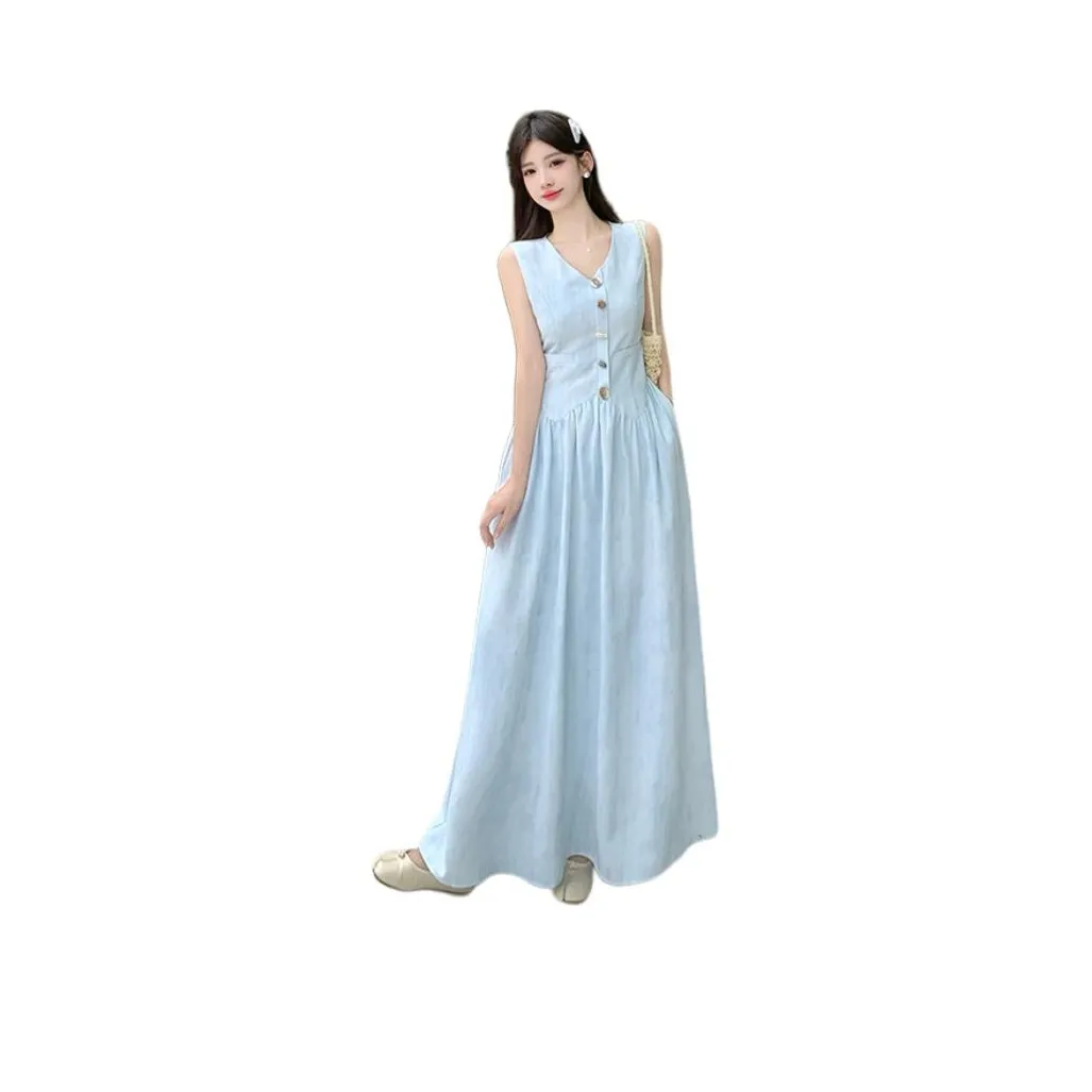 Mu Xiao Xin Sleeveless Dress Women's
