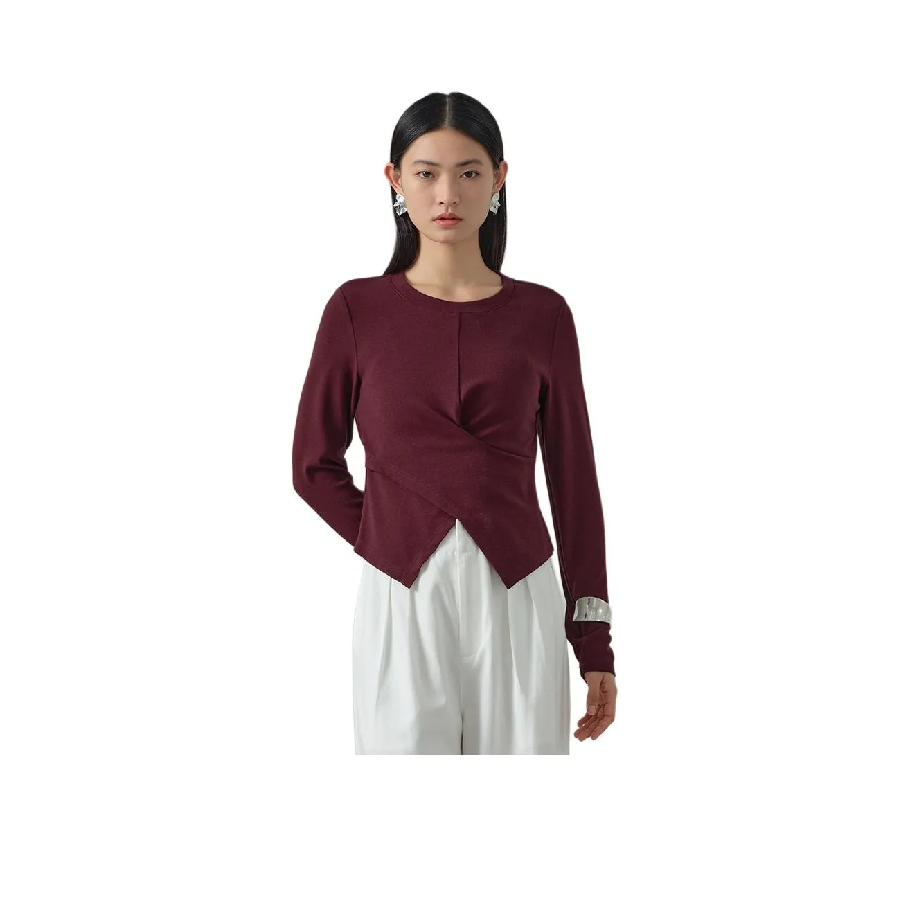 AYILIAN Трикотаж Женский Ангора Красный