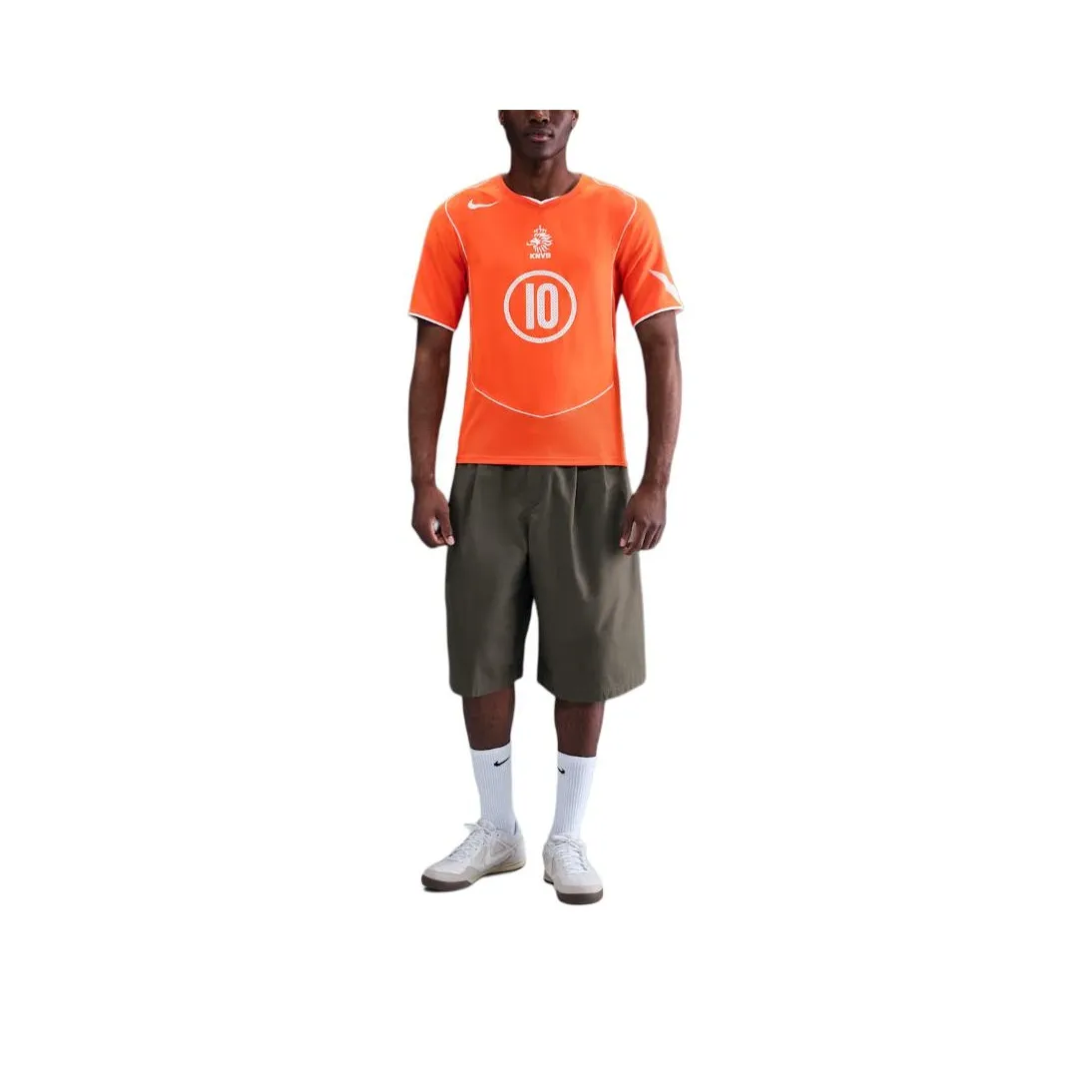 Nike Футбол Джерси Мужской Оранжевый