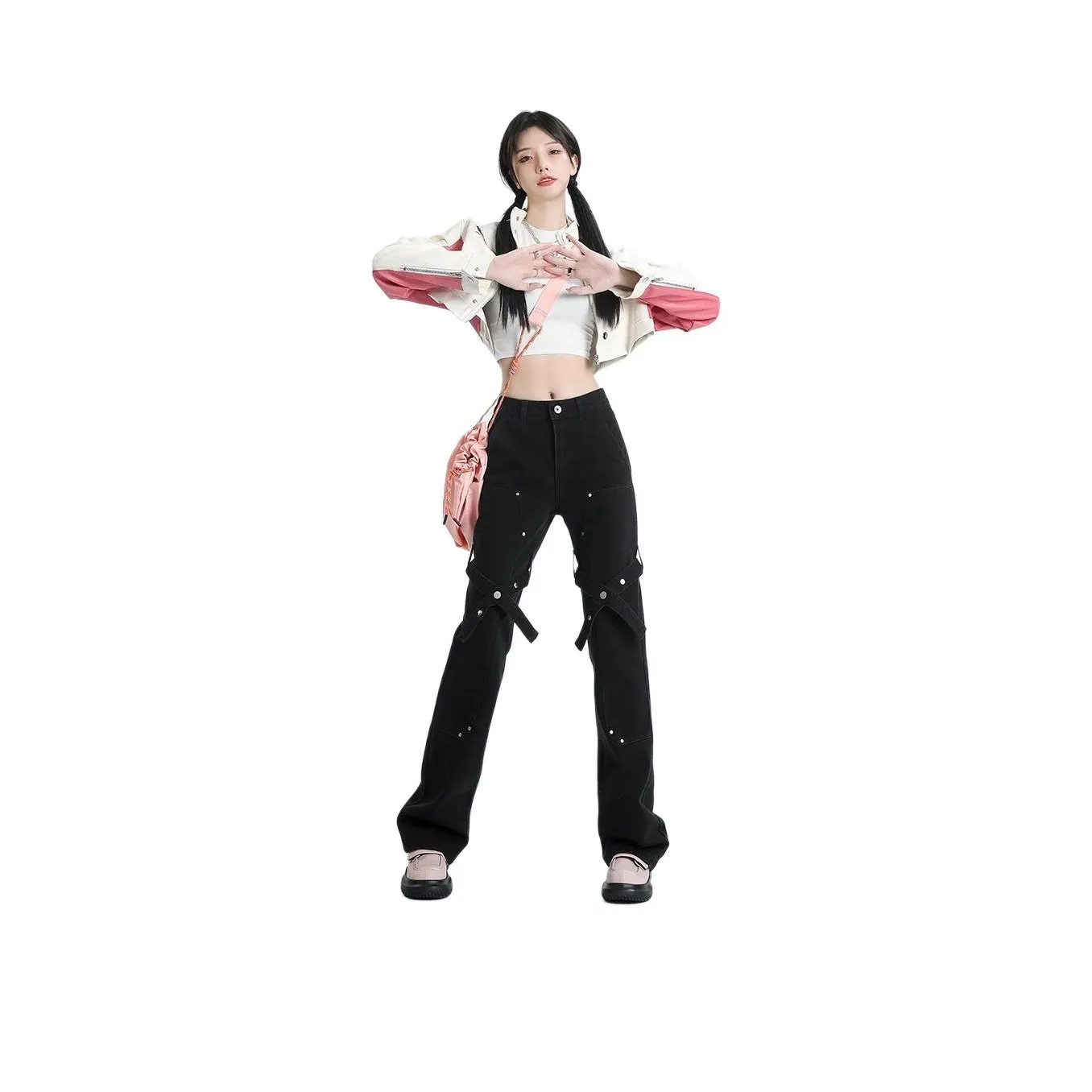 YEARNED Черные Женские Джинсы