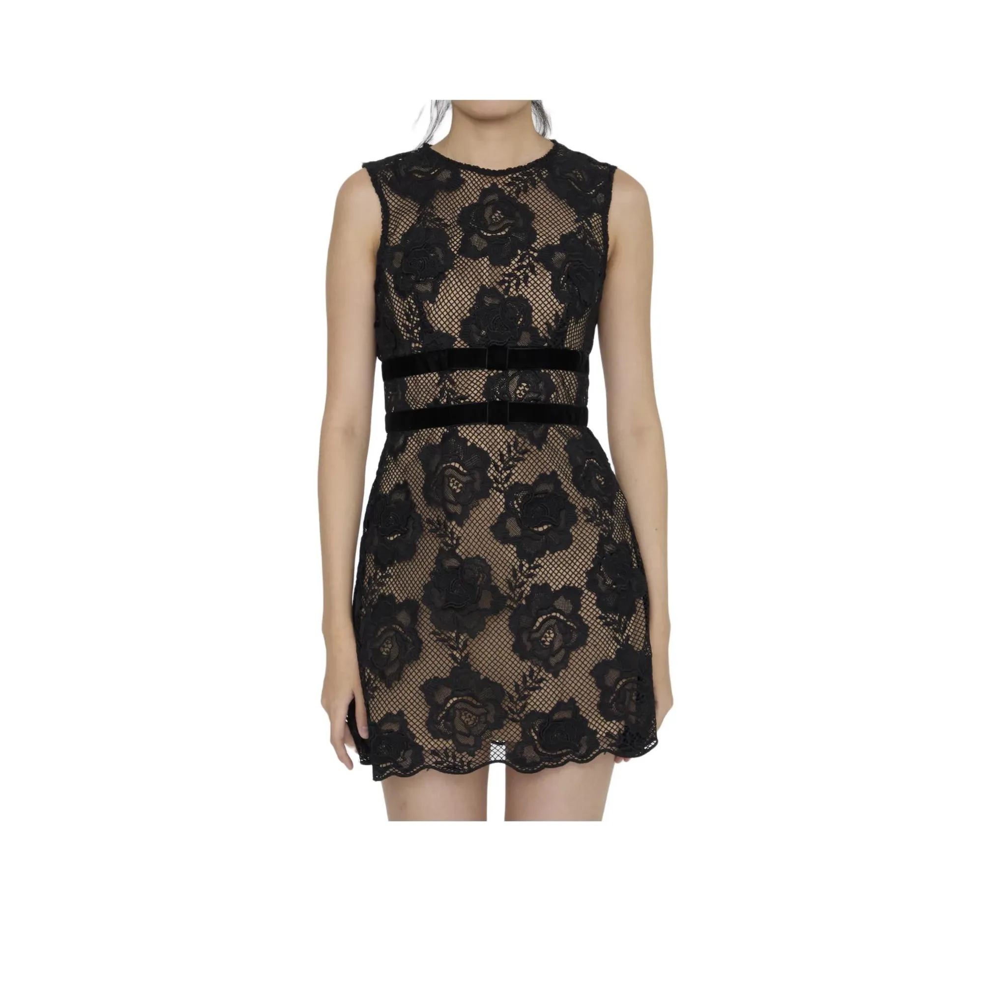 Self-portrait Slip Dresses Women's Black