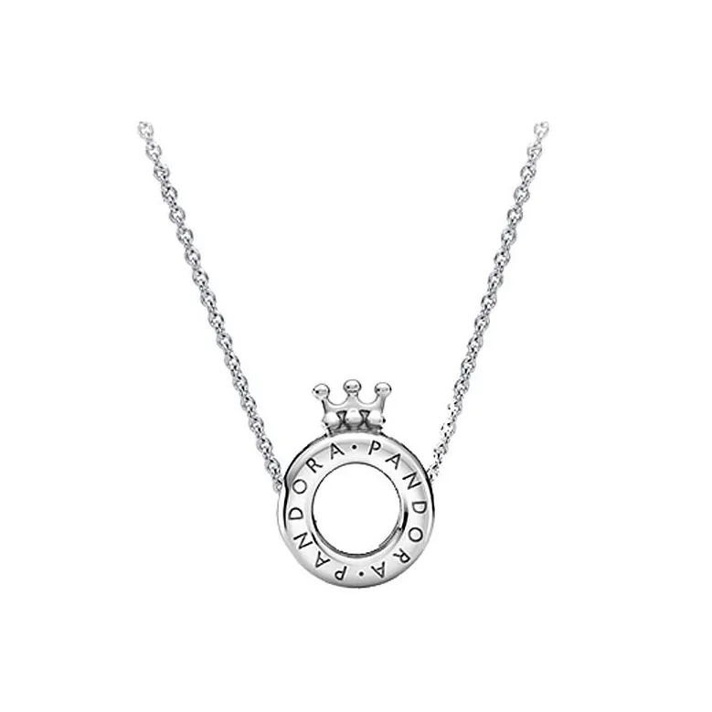 Pandora 925 Sterling Silver Necklaces Women's Silver
