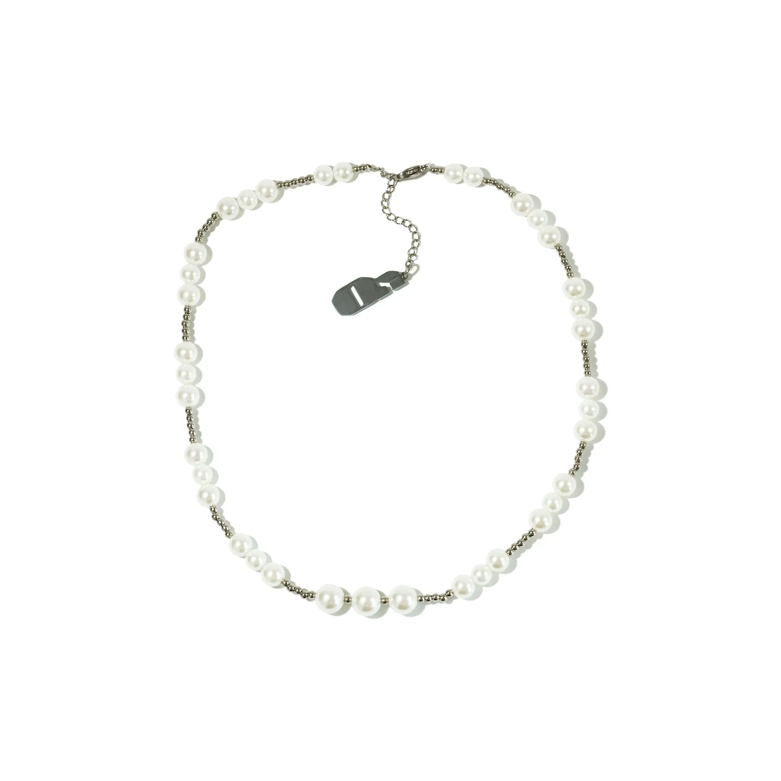 Get'em ON Shell Pearl Crushed Stone Necklaces Unisex