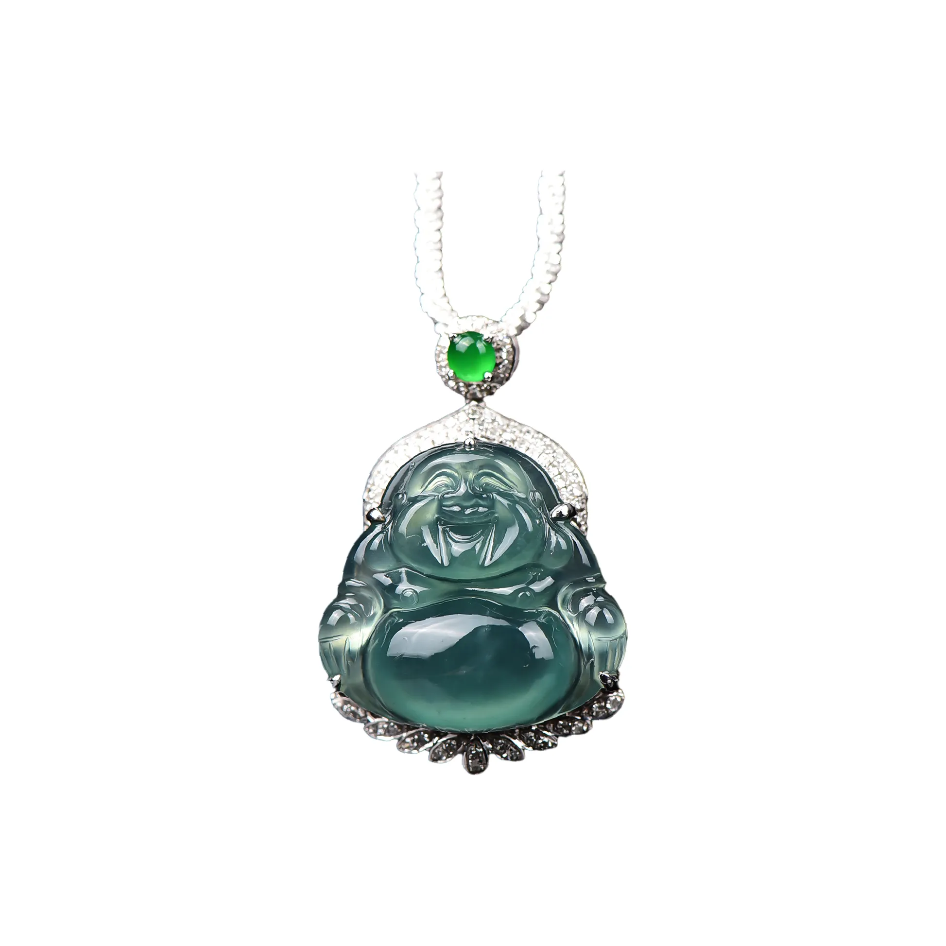 Xiangyan Ice Glutinous Jadeite Necklaces Unisex