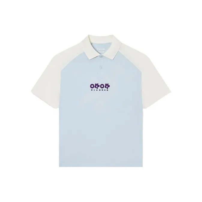 QIAODAN Элегантная синяя рубашка для школьного возраста с воротником T