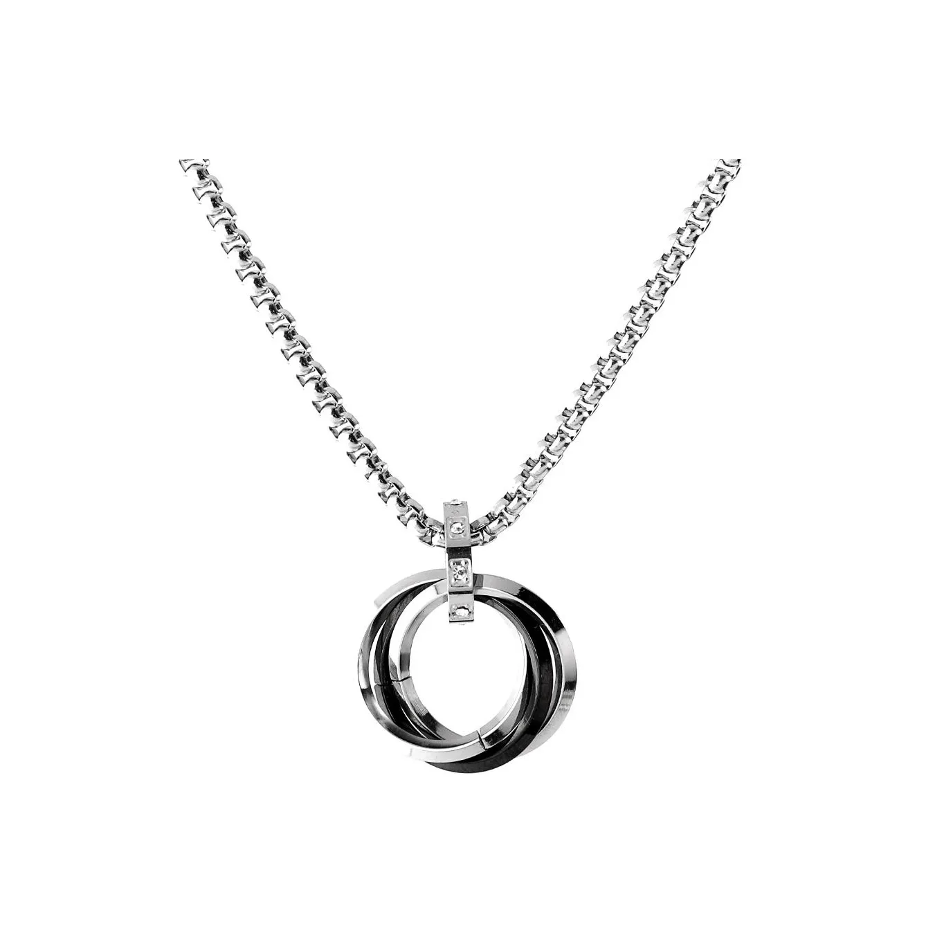 Guuka Stainless Steel Necklaces Unisex Silver