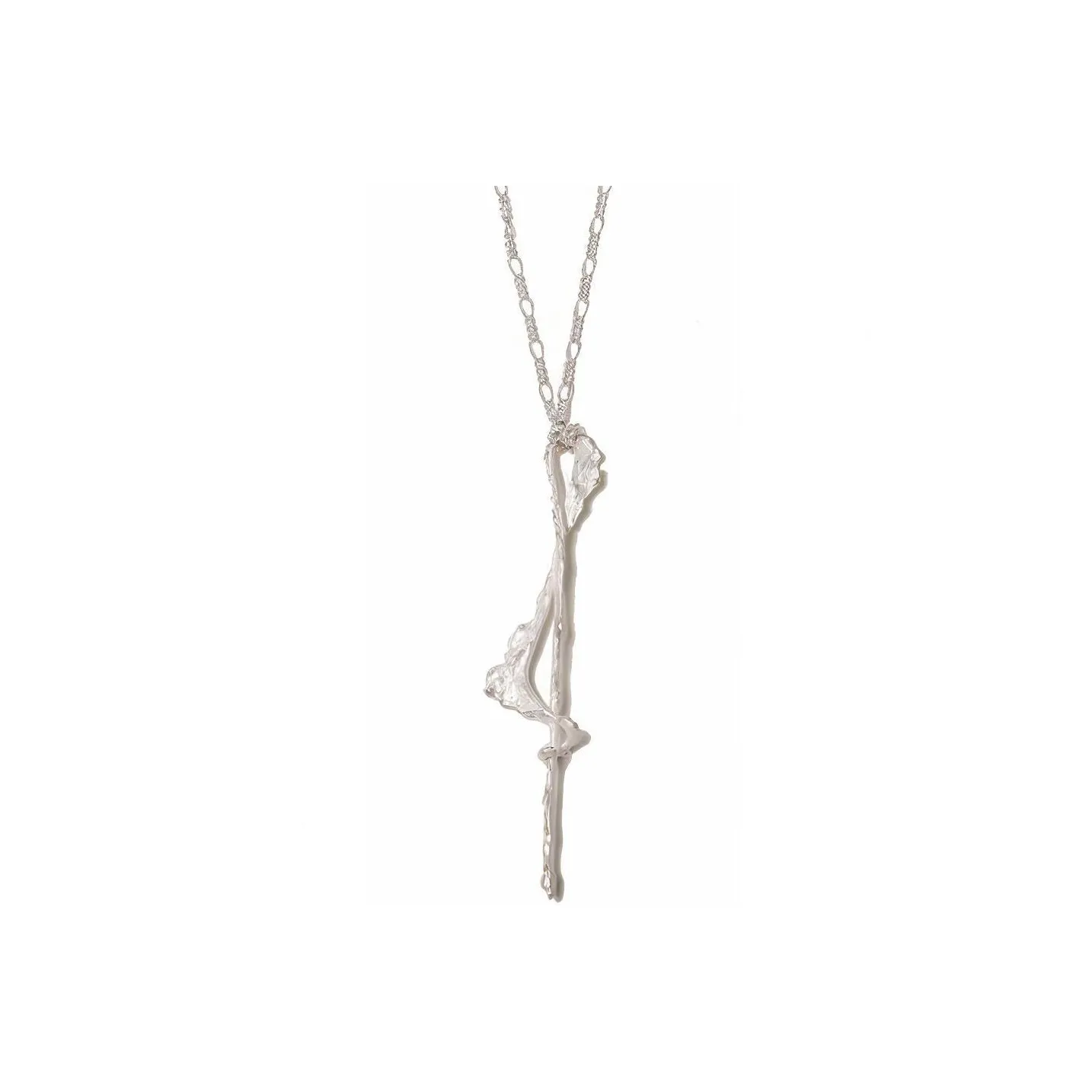 M.Wong Mobius 925 Silver Sweater Chain Necklace Unisex