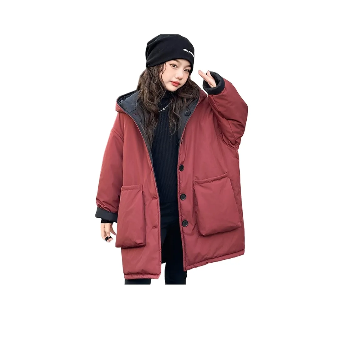 Lanza Хлопковый пуховик Красный Подростки