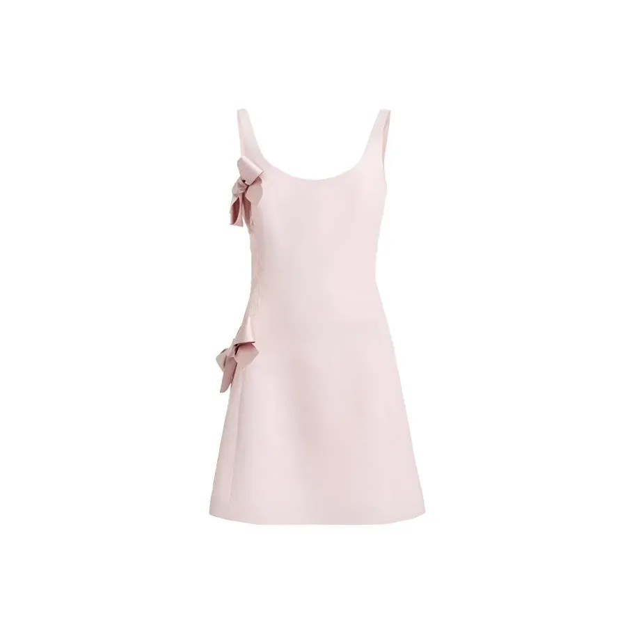 Leather Cat Без рукавов Платье Женское