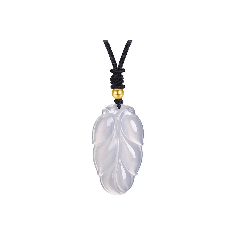 FUSSEM Chalcedony Necklaces Unisex