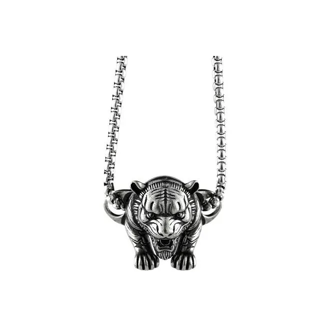 PENTAGONAL HEART Медный сплав Ожерелья Унисекс Античное серебро