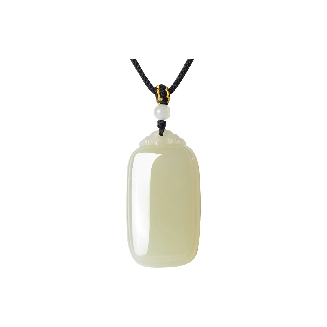 Survival Necklaces White Jade/Pale Greenish White Jade Unisex