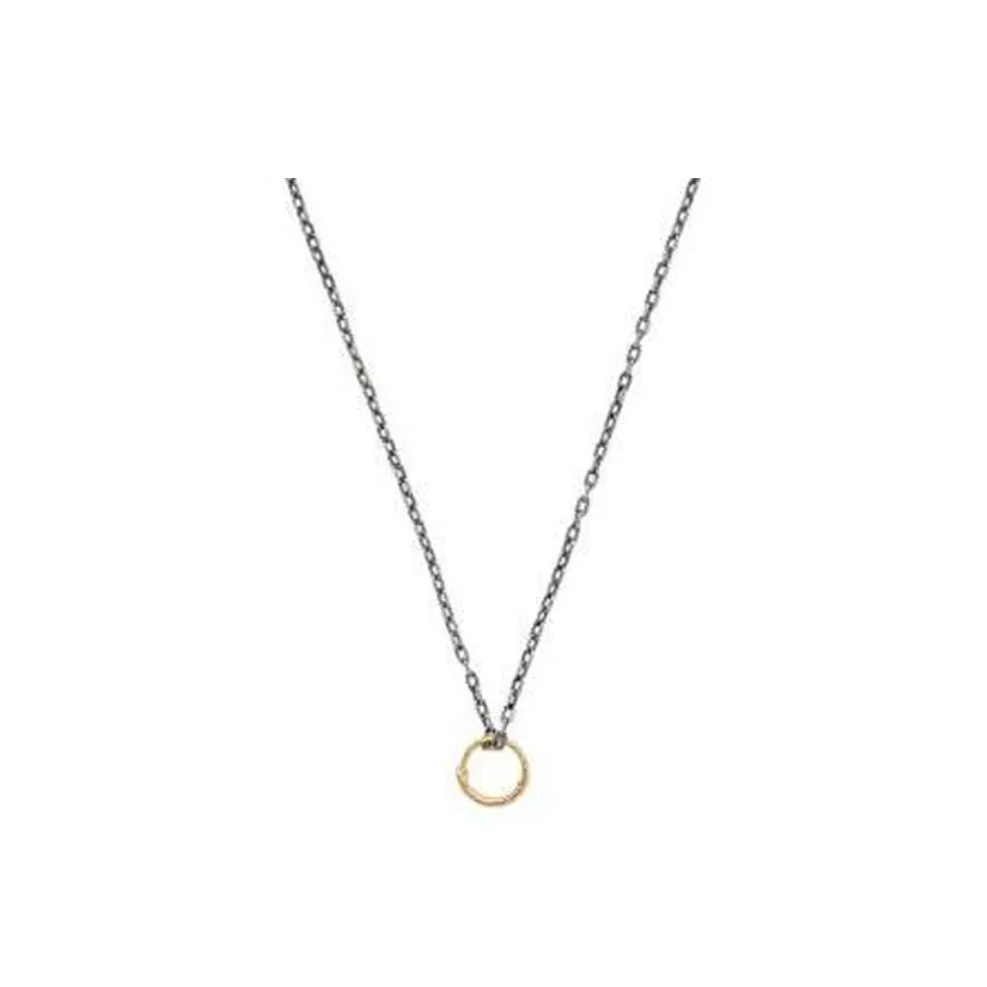 GUCCI Sterling Silver Necklaces Unisex Gold