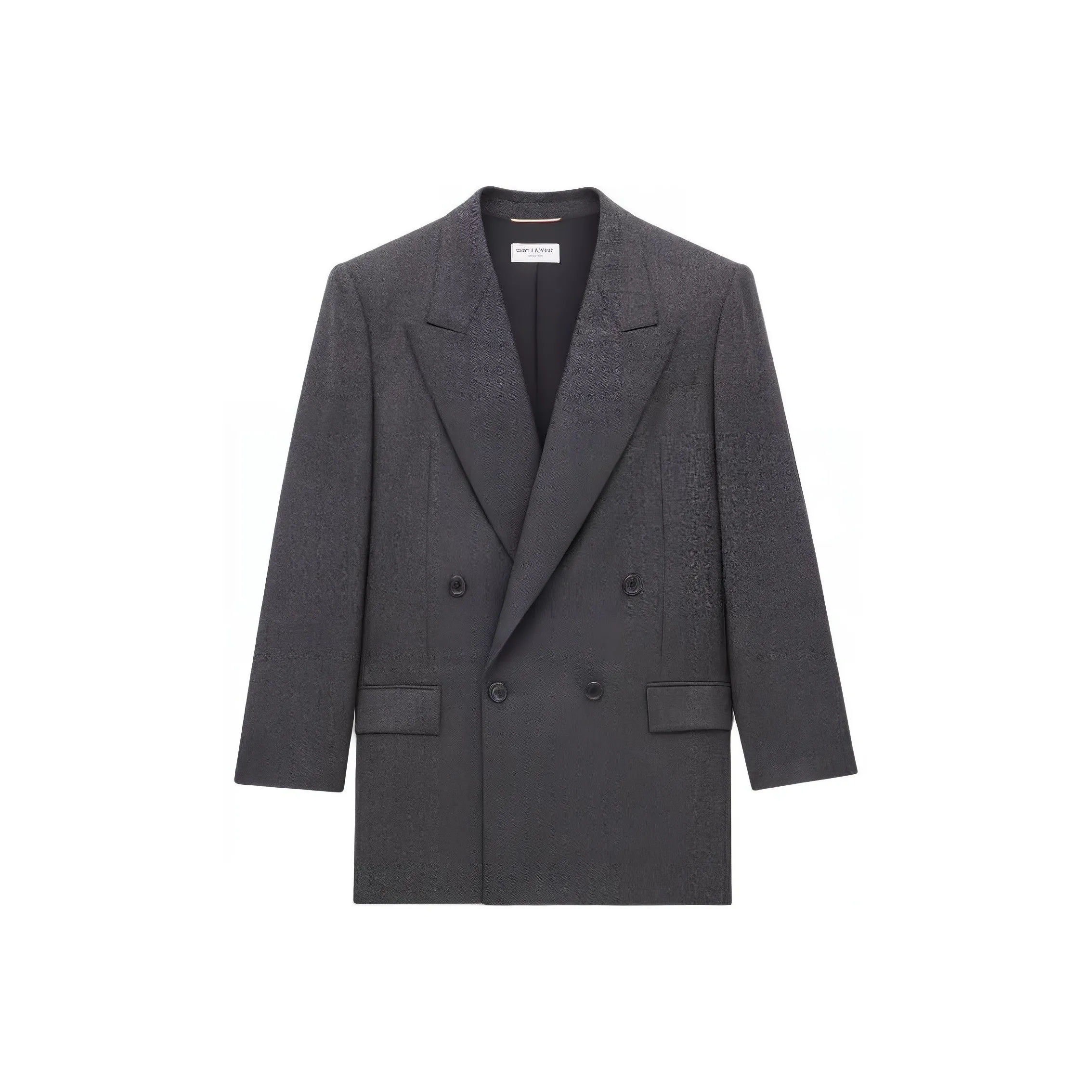 SAINT LAURENT Double Breasted Oversized Jacket