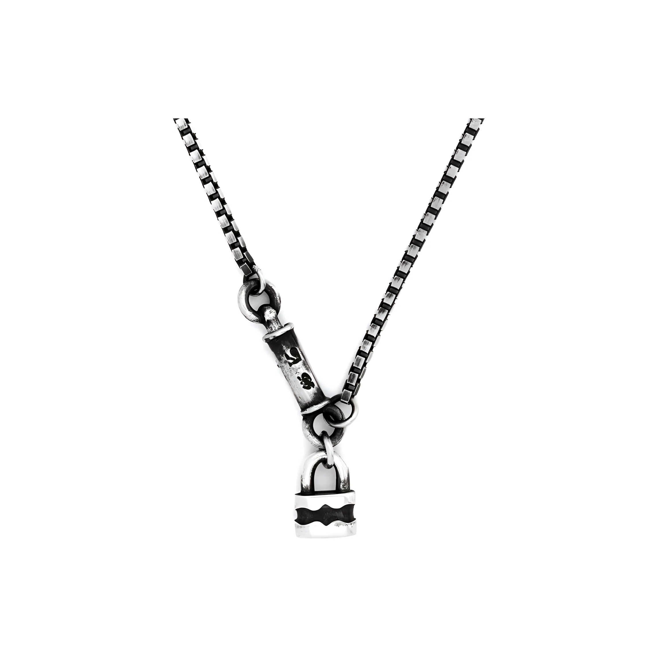 WERKSTATT MÜNCHEN Symbol Lock Necklace
