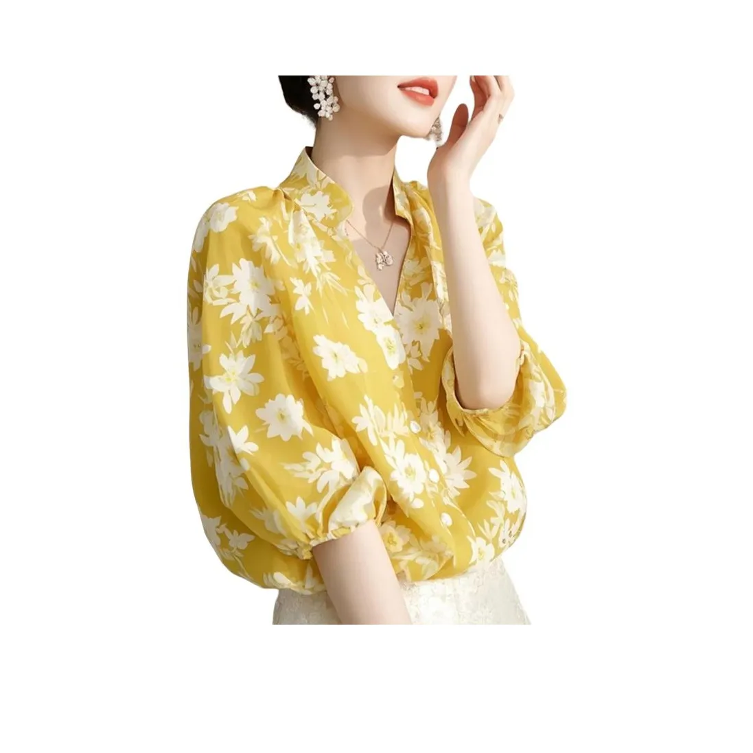 MORii Желтые Женские Рубашки