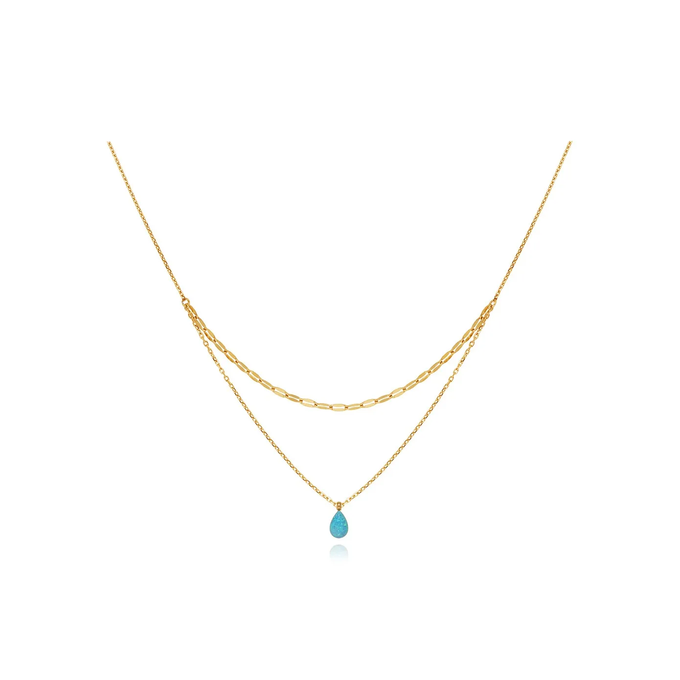 TAOYAOYAO Титановые стальные ожерелья женские