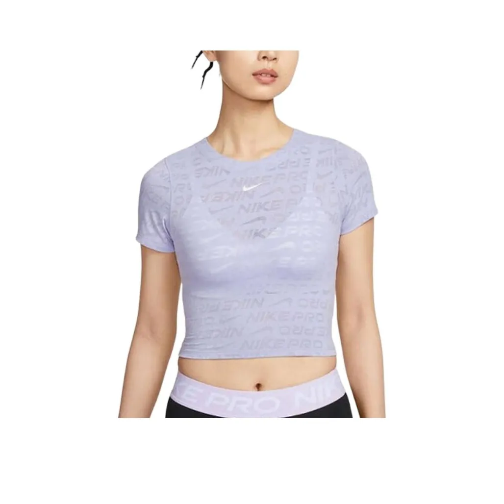 NIKE Swoosh Светло-фиолетовый Женские Футболки