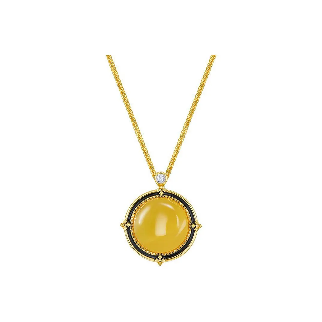 MITHAOL KUSC 18K Gold Plated S925 Silver Necklaces Women's