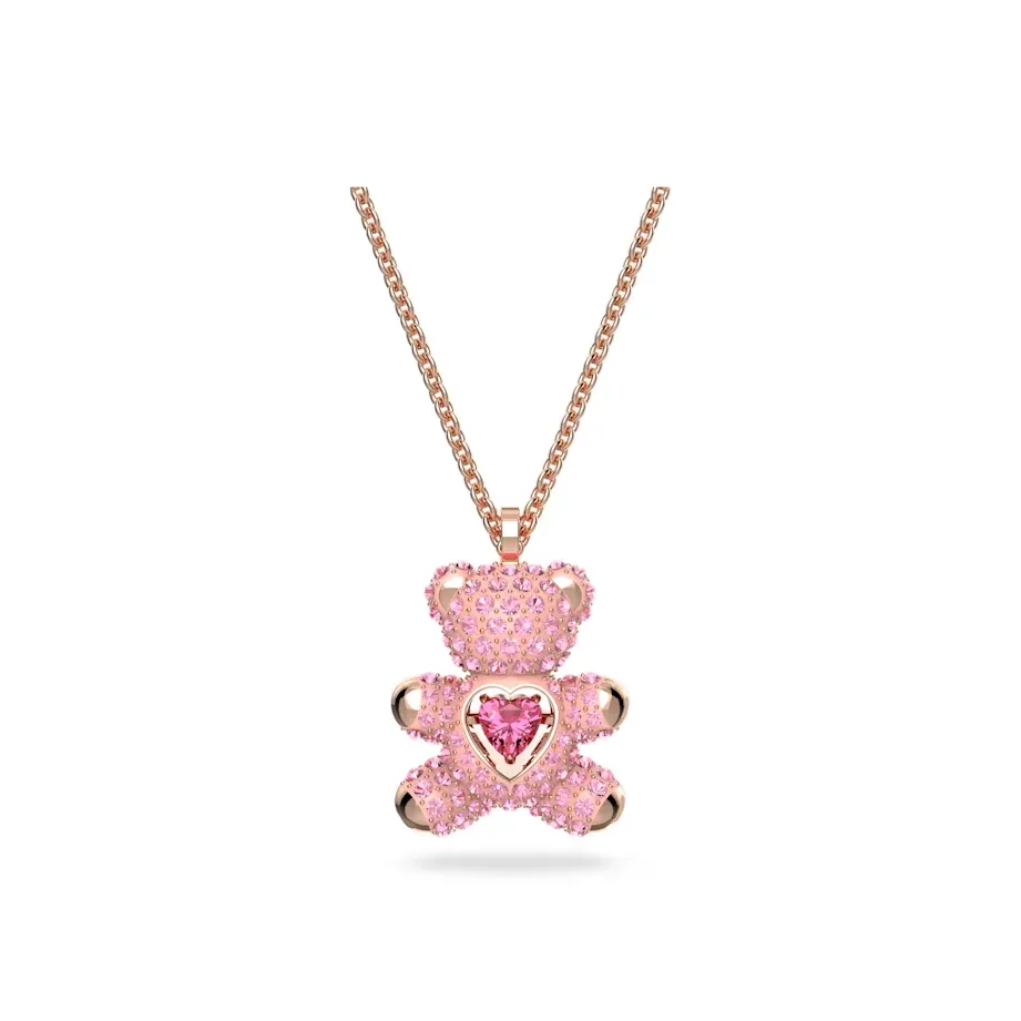 Swarovski Metal Necklaces Women's Pink