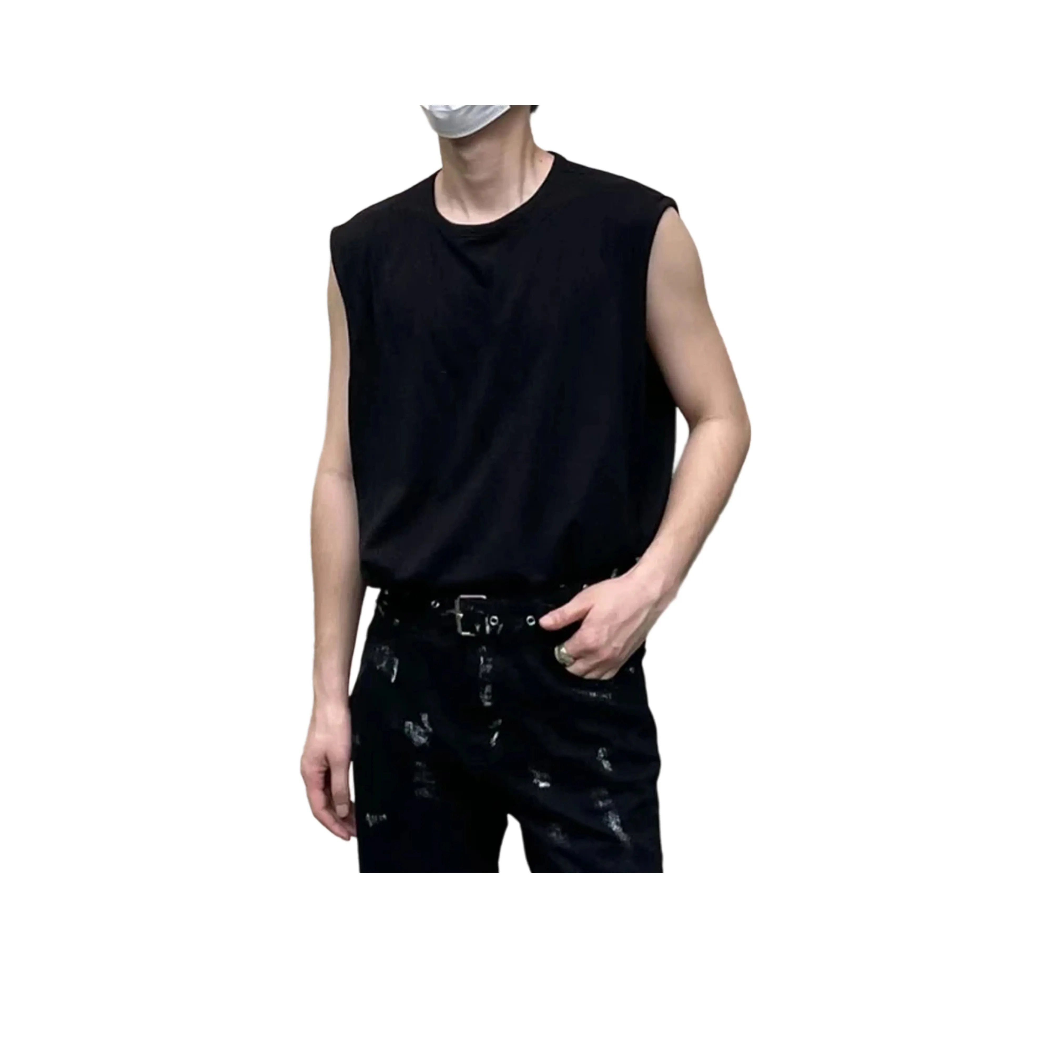 GANGZAI Без рукавов жилеты унисекс