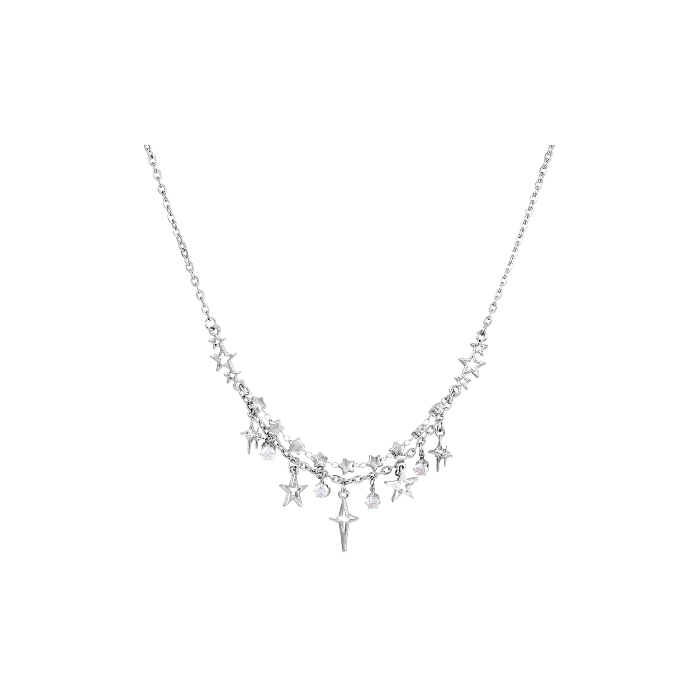 MISS XIA JWY Титановые стальные ожерелья женские