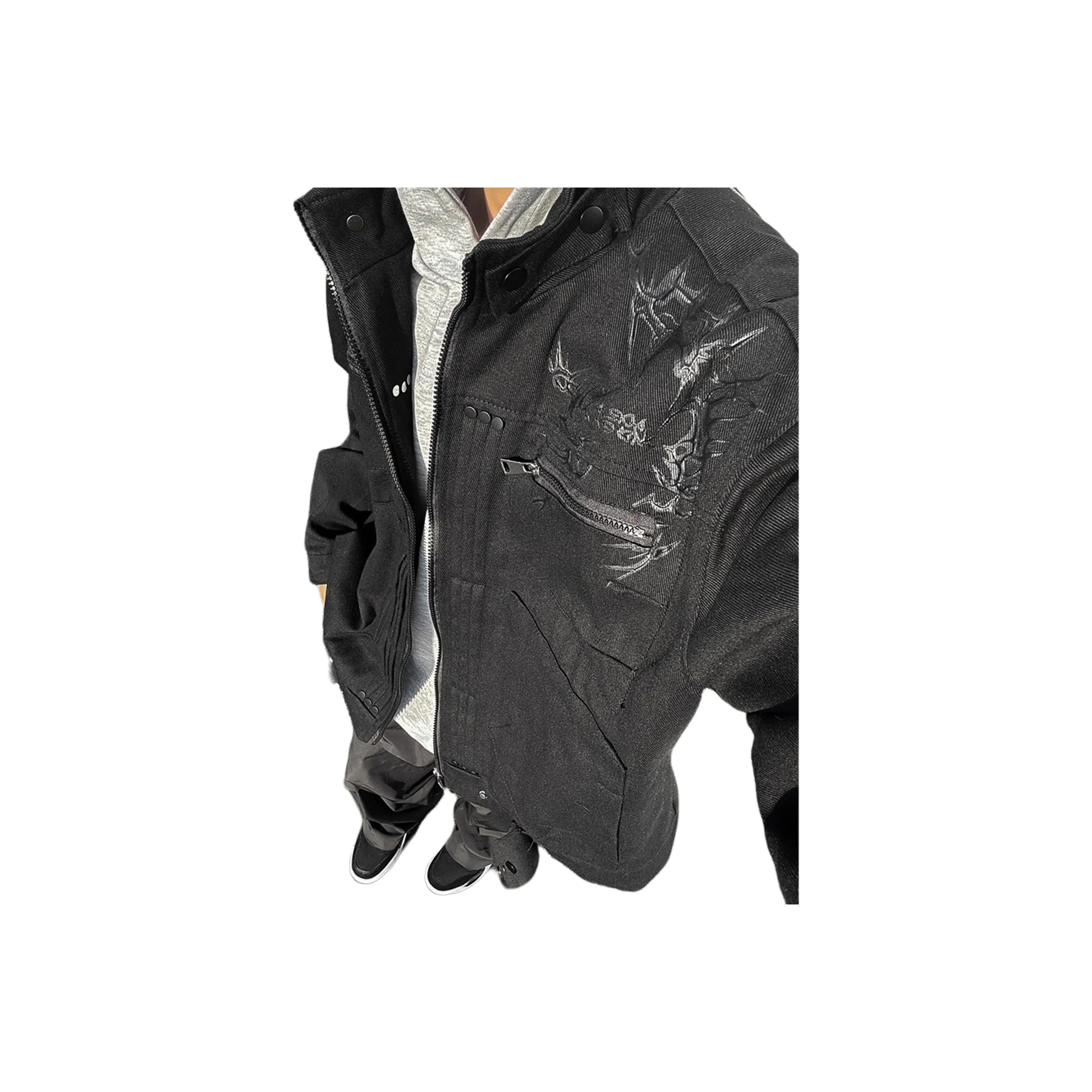 COMOWA Черный Унисекс Джинсовые куртки