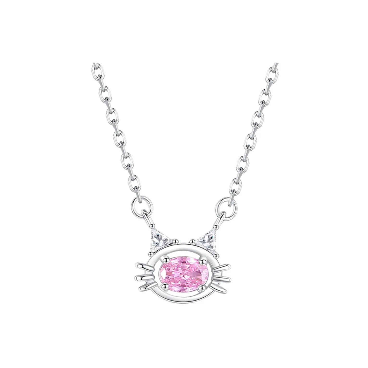 CLARKIA FLOWER Титановая сталь Ожерелья Женское Серебро