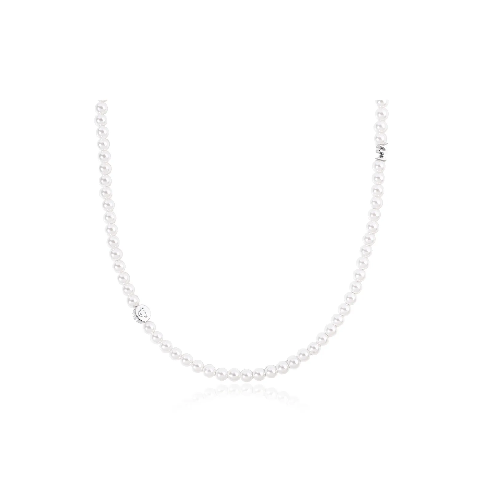 MUYANG Искусственные бусины ожерелья Женское серебро