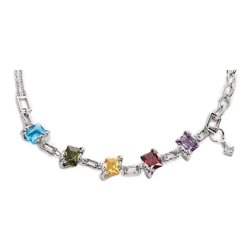 ASTAR HADES Медный сплав Нано-бриллиантовые ожерелья Унисекс