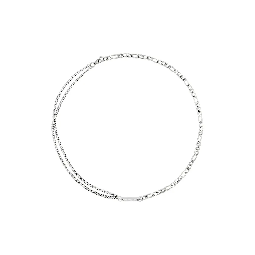 Растворение Титановая сталь Ожерелья Унисекс