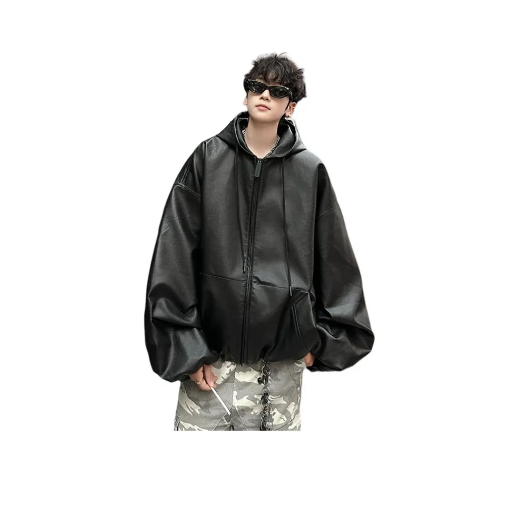 JIMI JONS Кожа Куртка Унисекс Черный