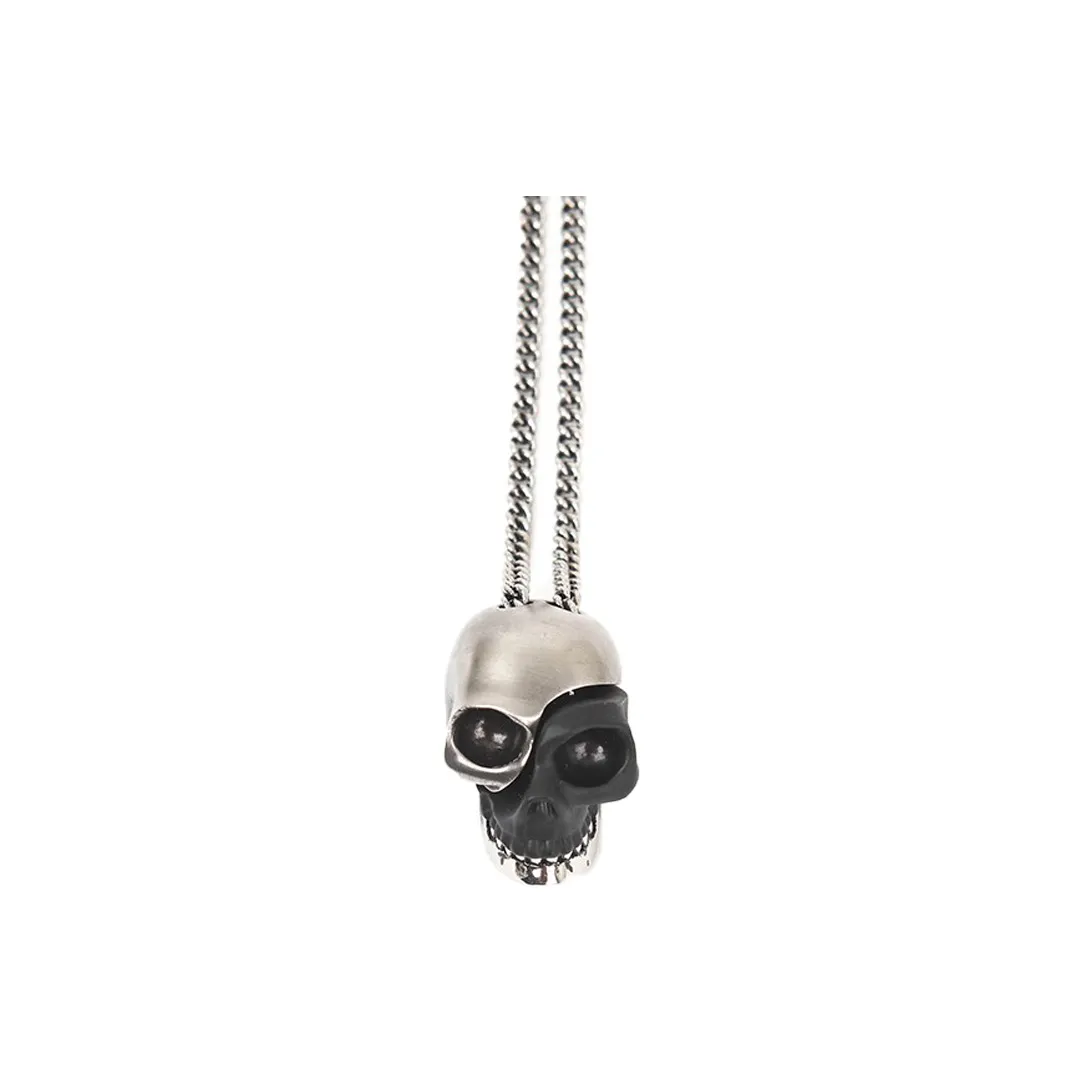 Alexander McQueen Divided Skull Pendant Necklace