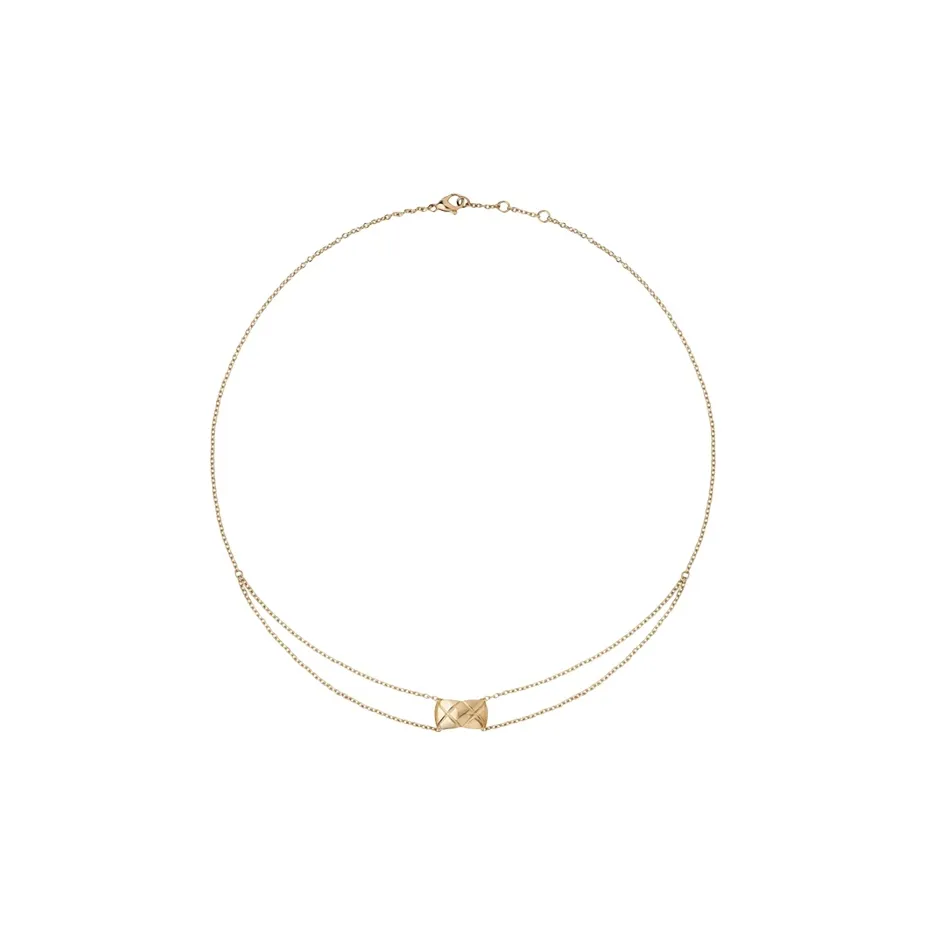 CHANEL 18K Gold Necklaces Women's