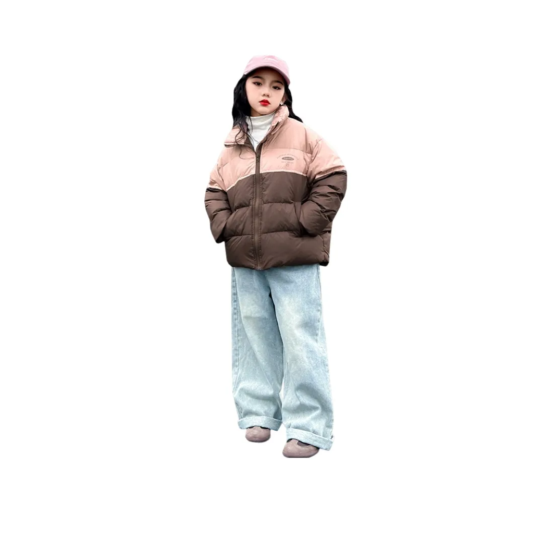 GULIJIA Пуховик Розовый Подростки