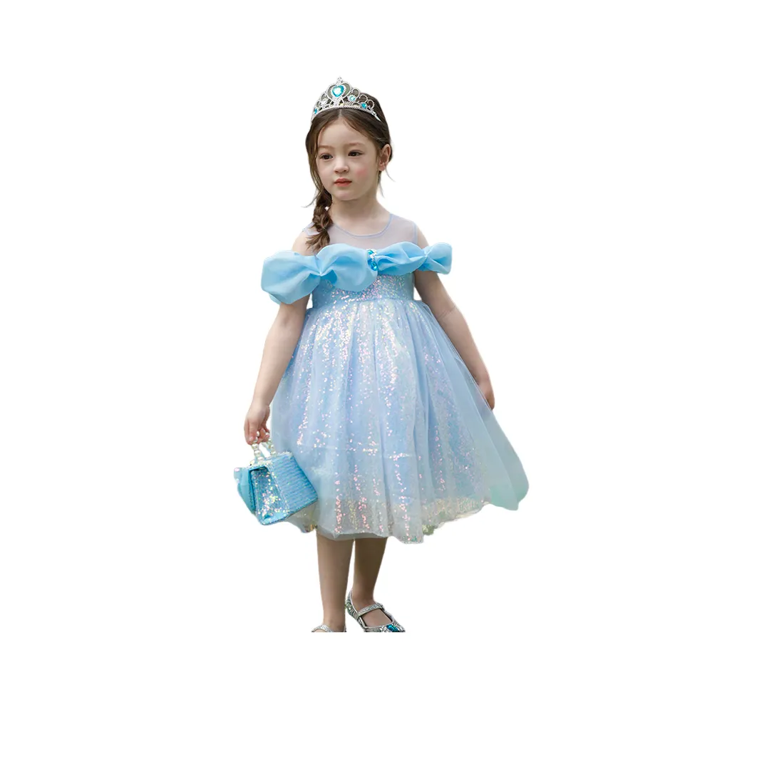 Lanza Платье Летнее Синее Дети Возраст 3-7 лет