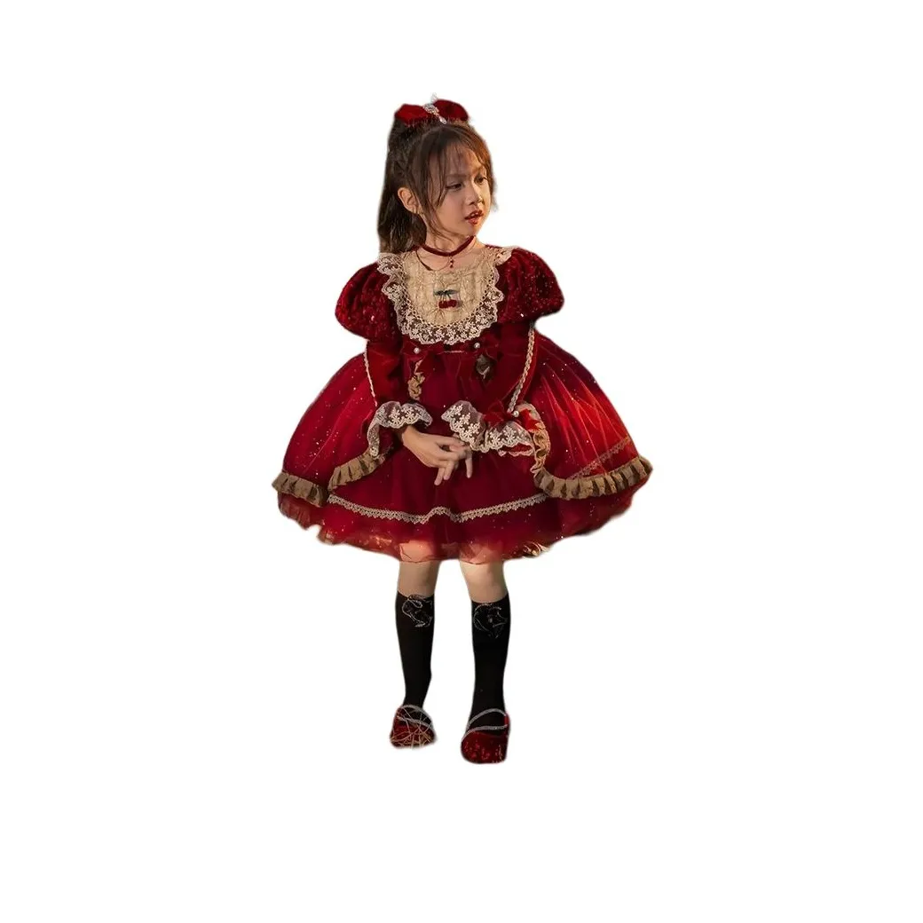 Jiao Ni Платье Красное для детей 3-7 лет