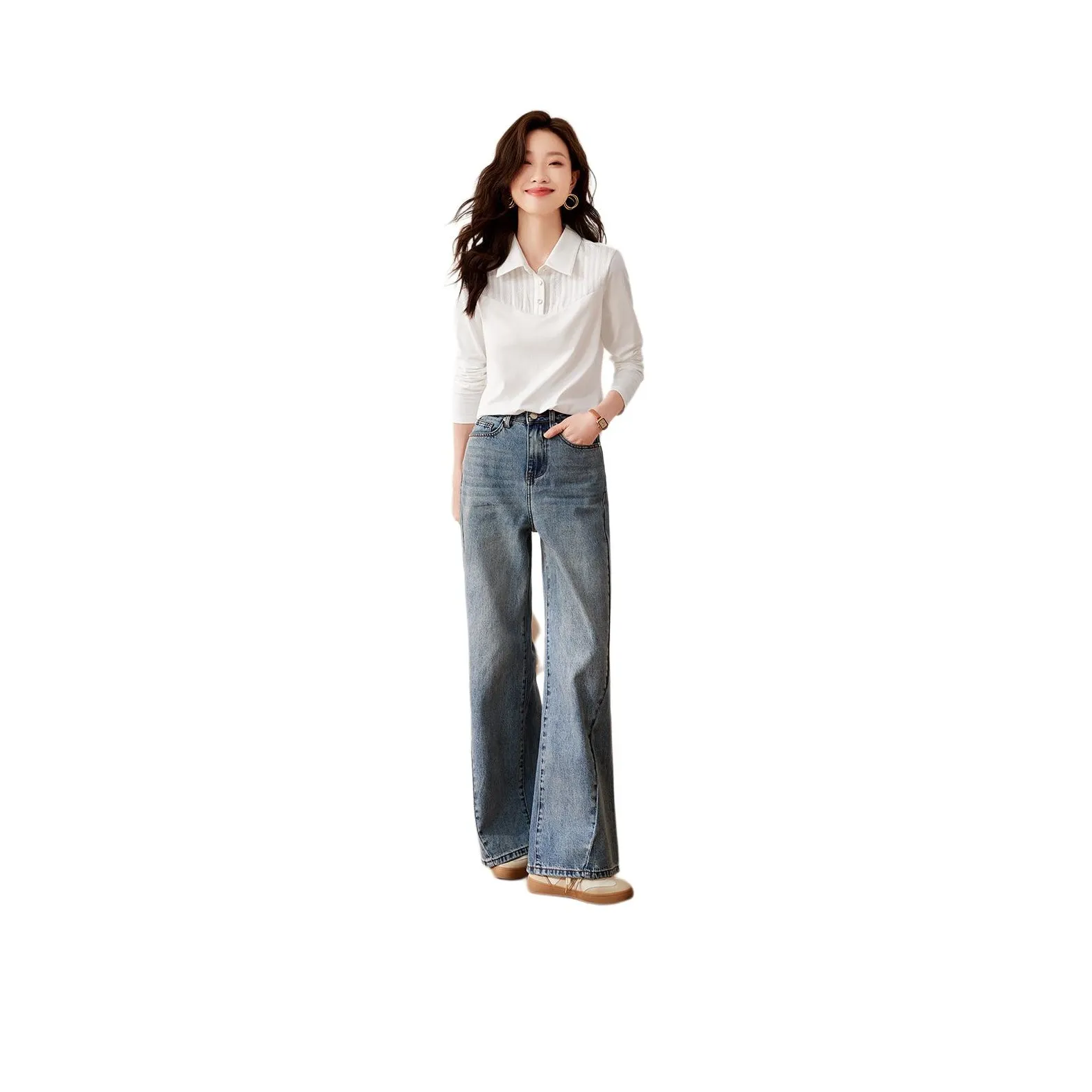 Mo Han Yi Mei T Shirt Women's Raw White