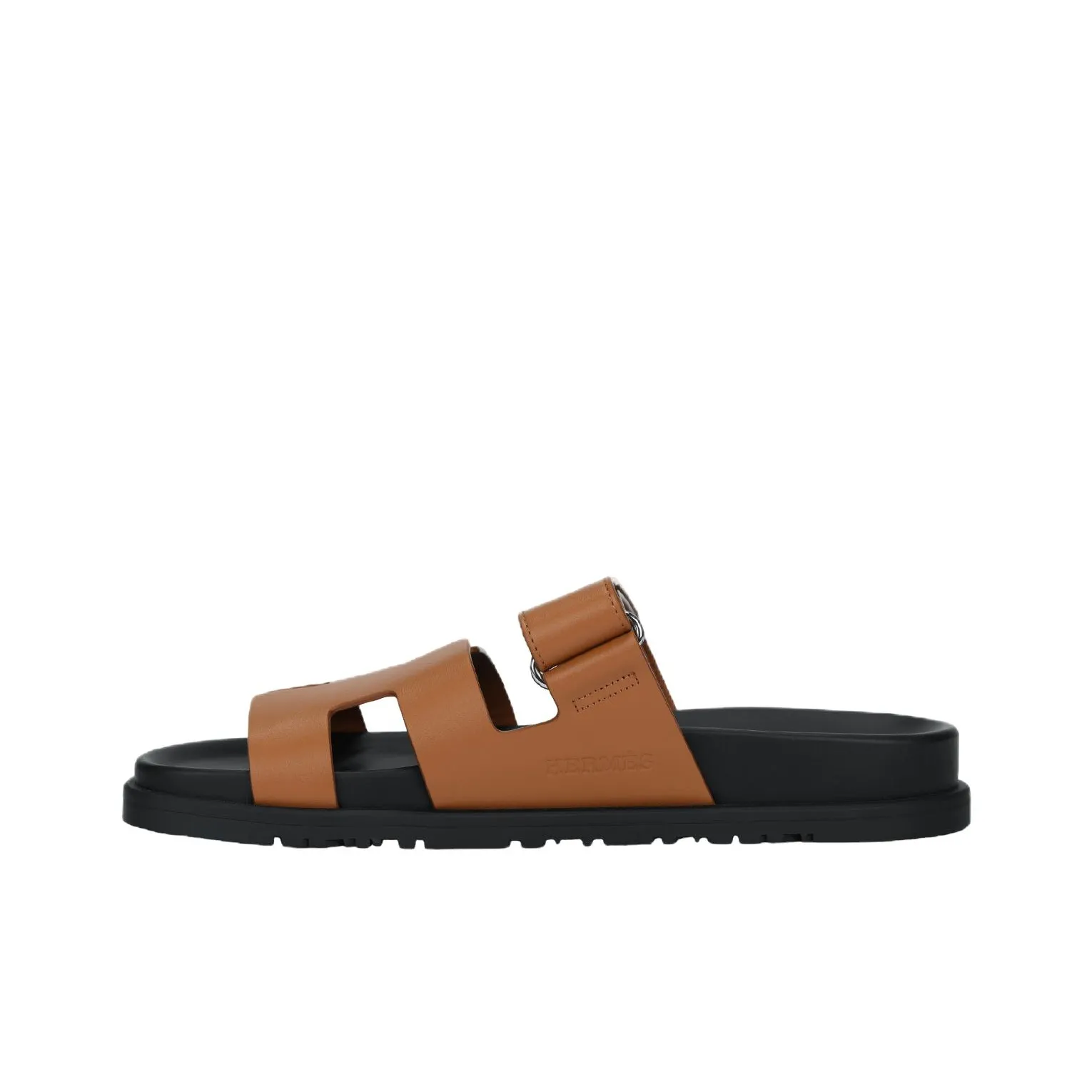 HERMES Calfskin Chypre Sandals Women's