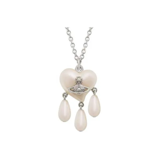 Vivienne Westwood Recycled Brass, Glass, Bead Necklaces Unisex Silver
