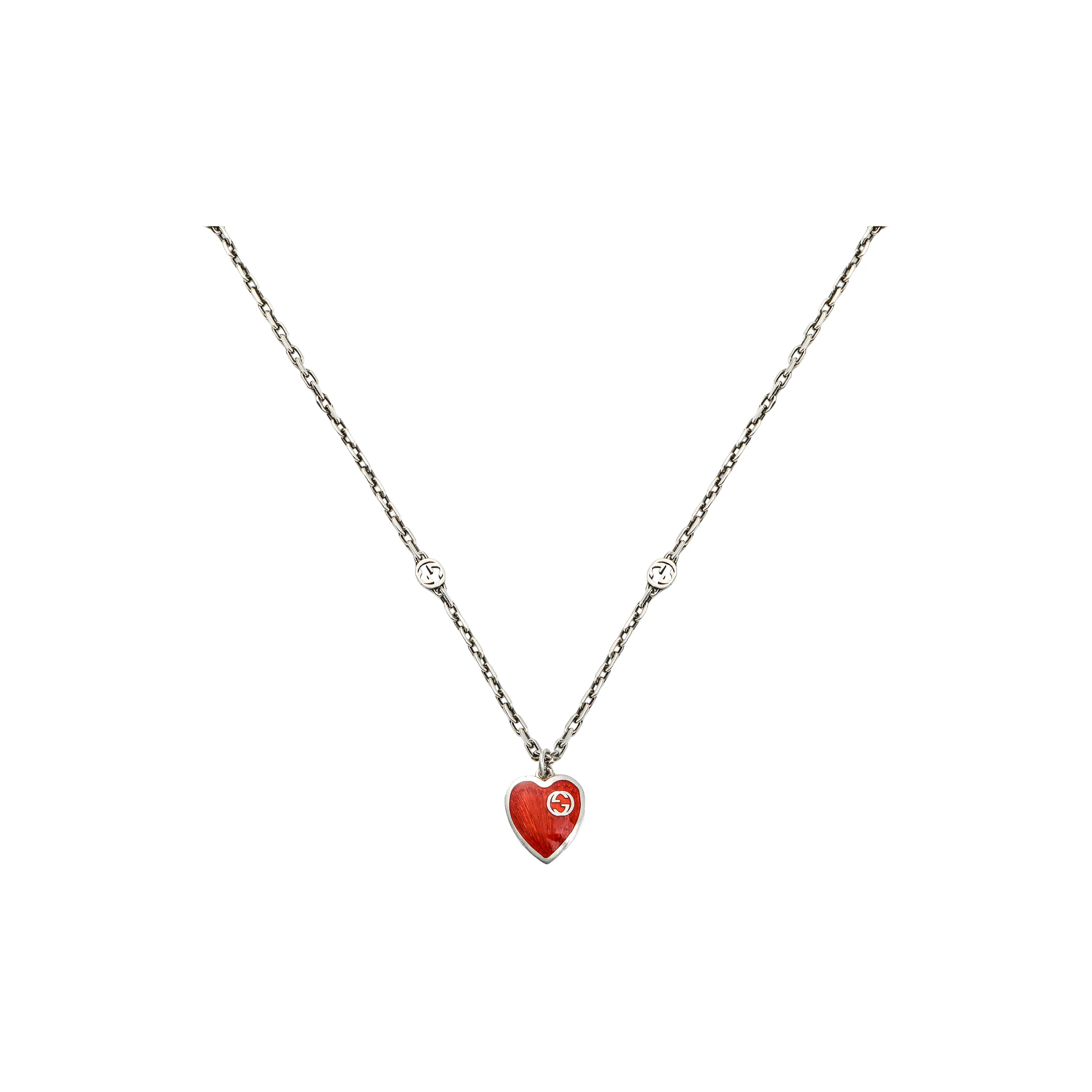 GUCCI Sterling Silver Necklaces Women's