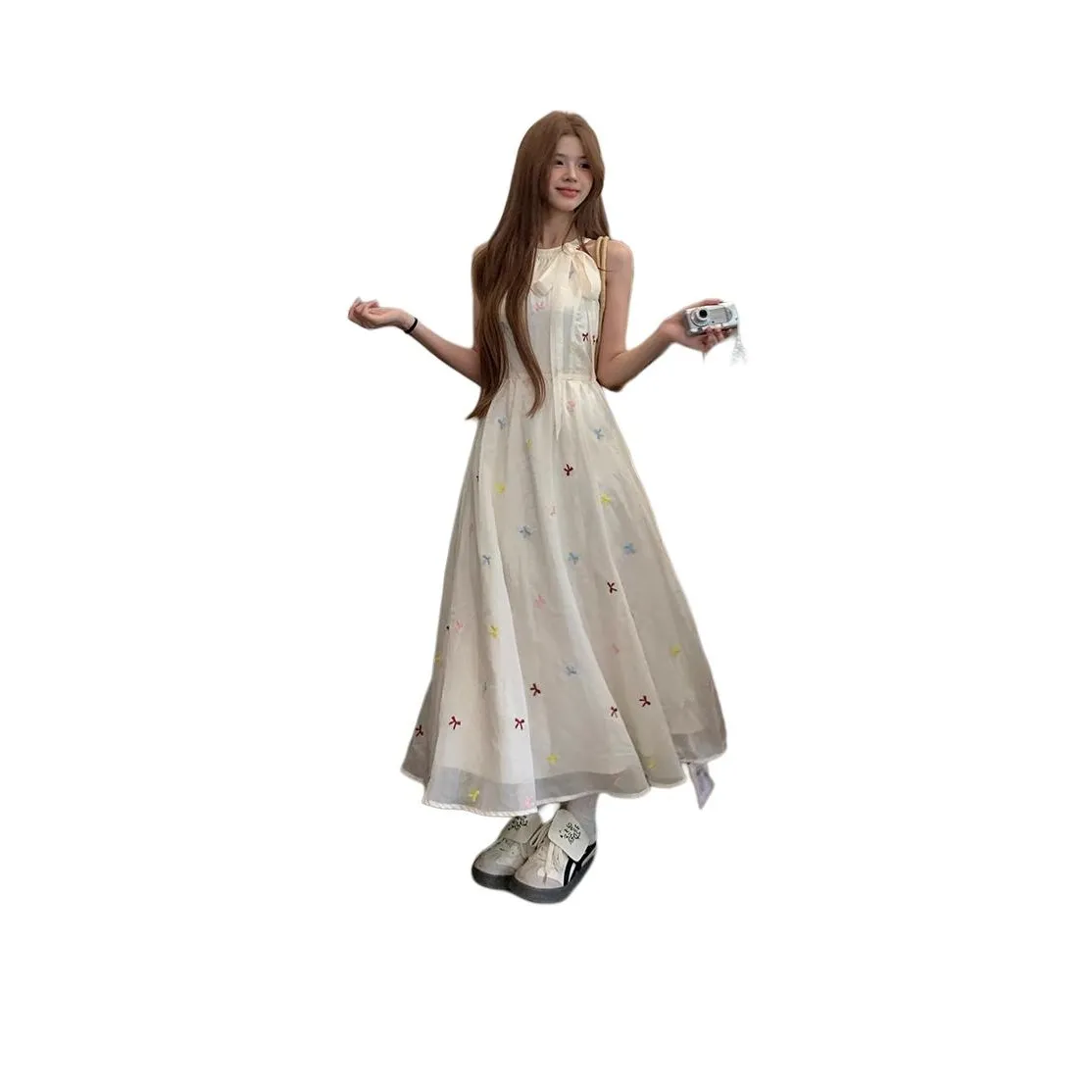 MUCCHIC Цветочное платье женские слиплатья