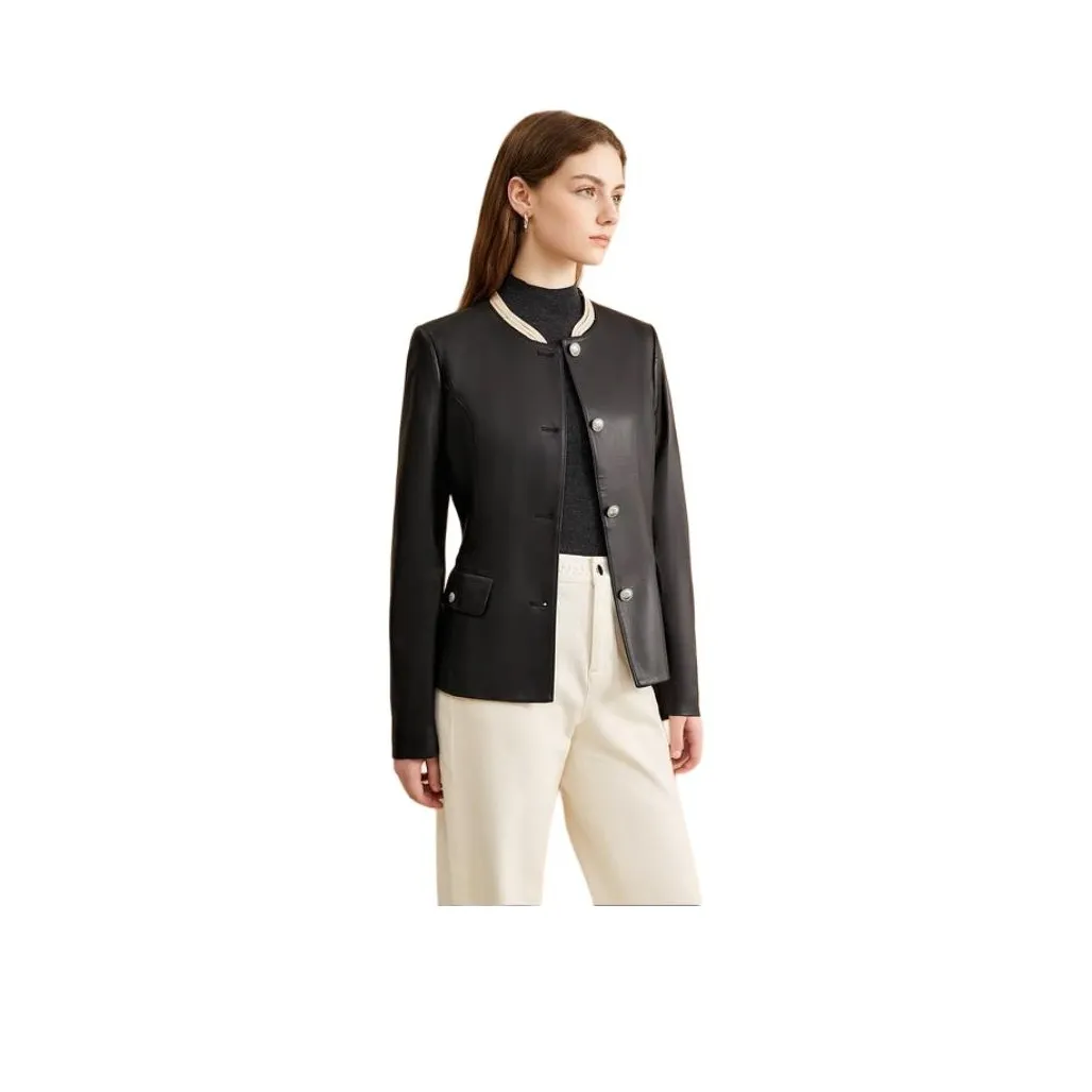 Yiner Женские кожаные куртки