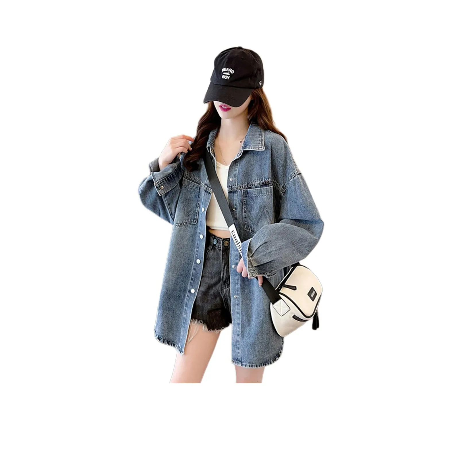 Juden Choi Denim Jacket Женская Blue