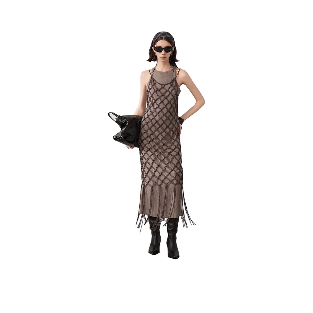 JORYAweekend Slip Платье Женское Светло-Кофейное