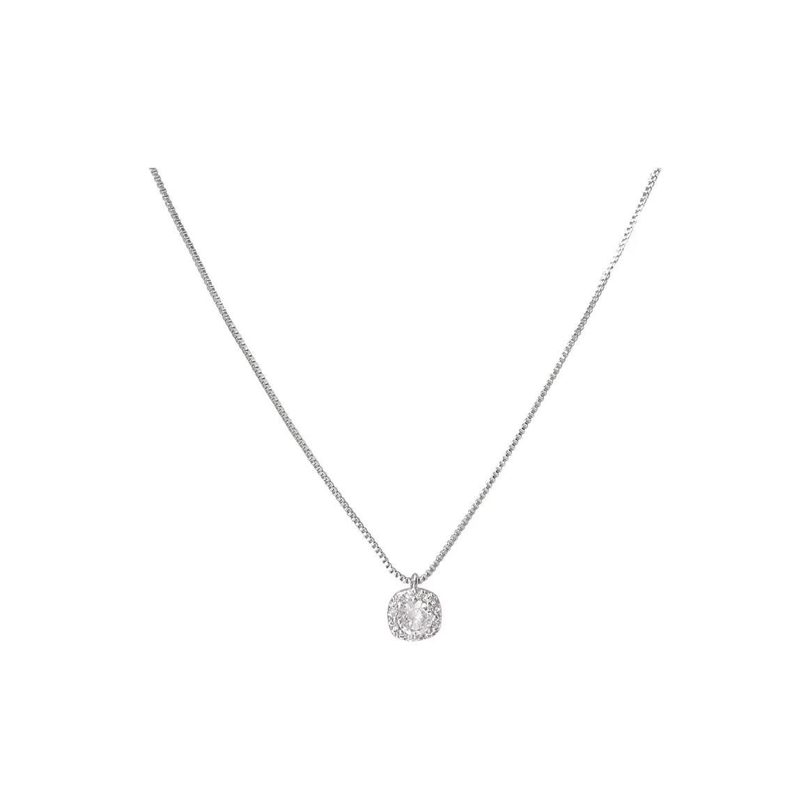 ONEKISS Синтетический кубический цирконий золото с покрытием медный ожерелье женское