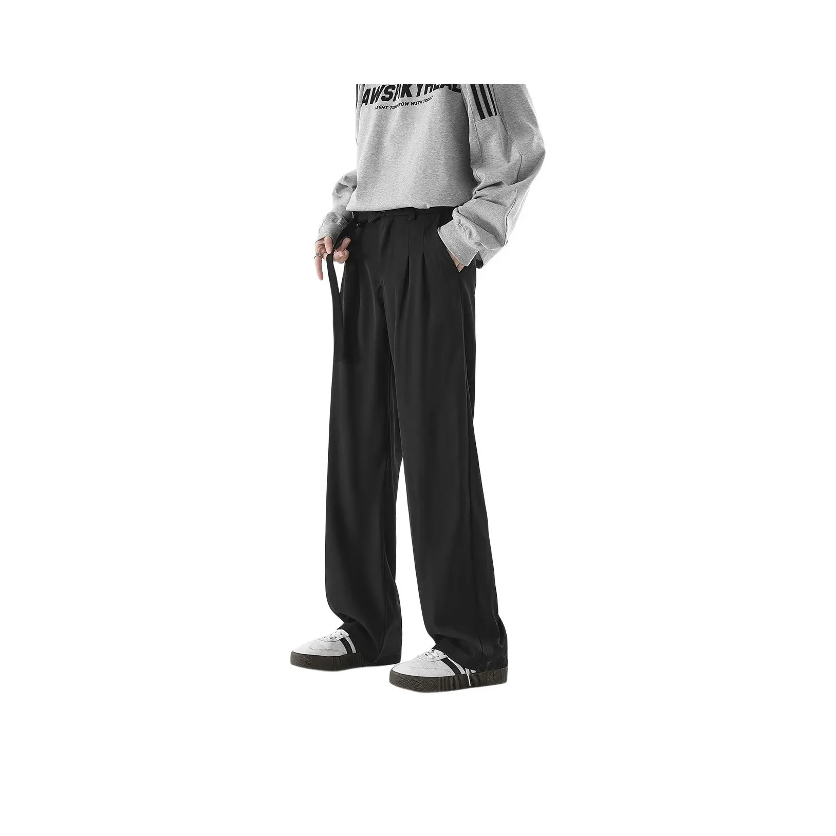 CAT'S PAW Черные унисекс костюмные брюки