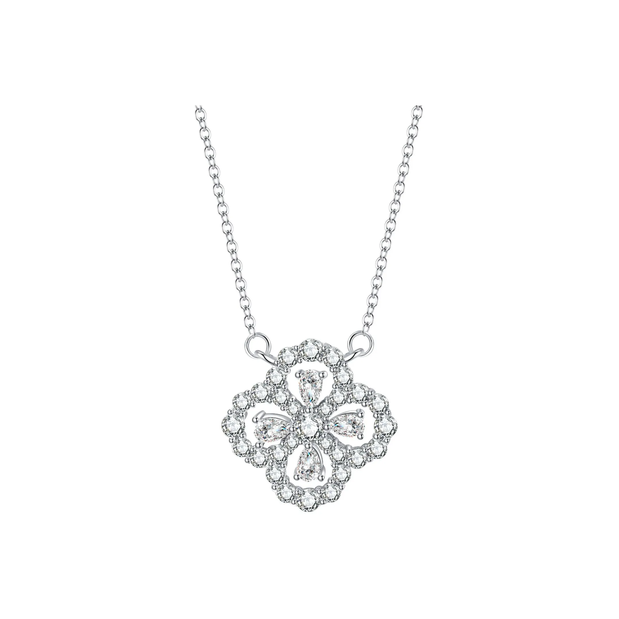 Lao Feng Xiang S925 Silver Necklaces Women's