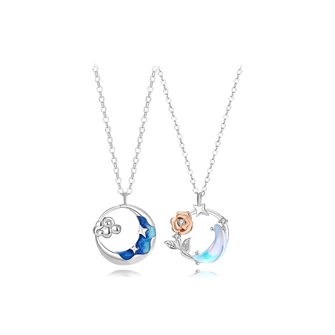 MUYAN Сплав Aqua Rose Ожерелье Unisex