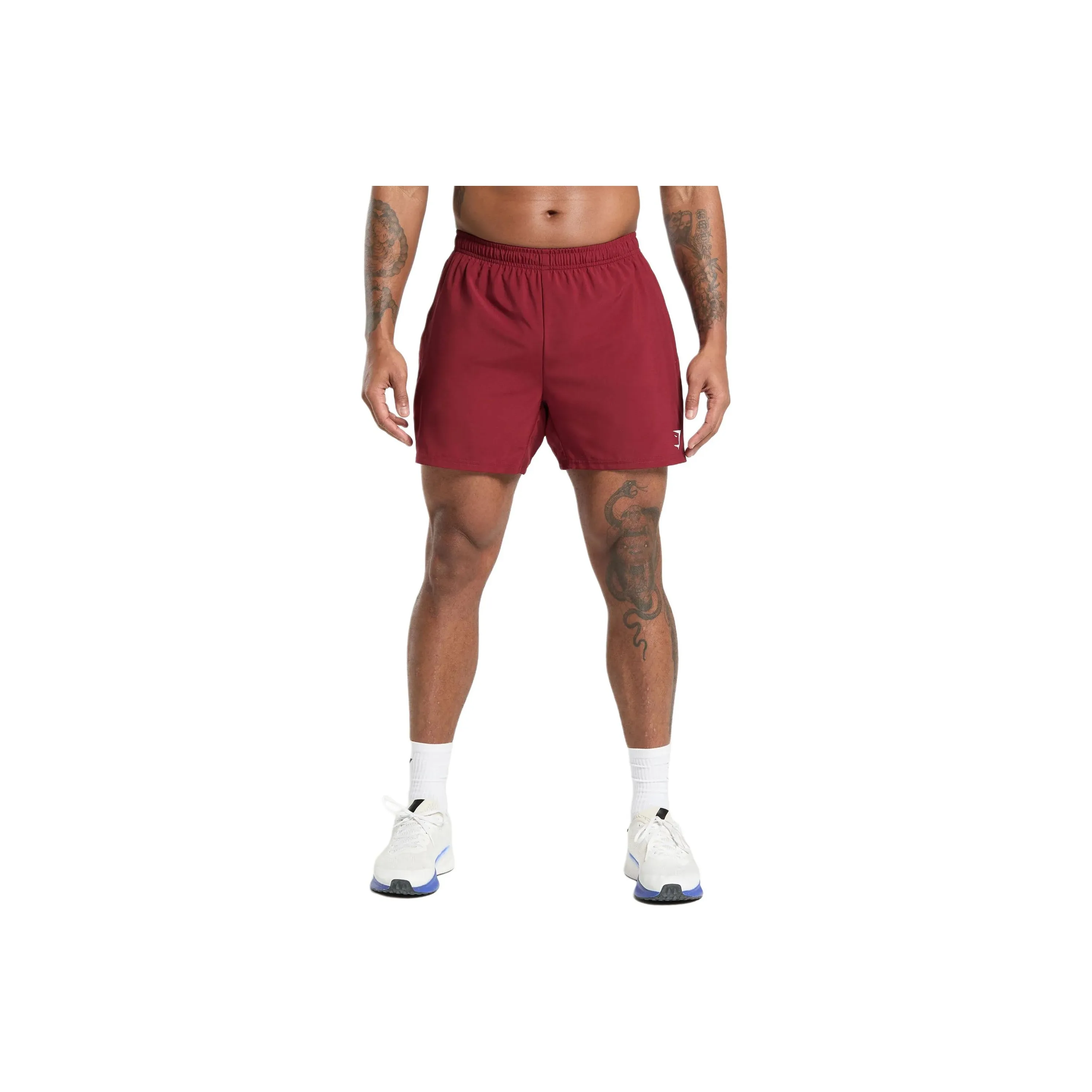 GYMSHARK Red Men's Casual Shorts GYMSHARK Красный Мужские Повседневные Шорты